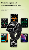 D8PRO Smart Watch 2-in -1 NFC BT5.3 TWS Earbuds 2 in1 Smart Watch