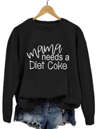 Black sweater (white font)
