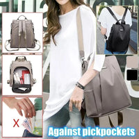Mochila Feminina Impermeável de Nylon